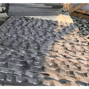 กระเบื้องบุผนังหิน ลายกัดน้ำ กระเบื้องตกแต่งผนังหิน ลายน้ำไหล ผิวหยัก กระเบื้องบุผนังหินบะซอลต์ - Product Image 4