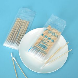 Hisopos Médicos de Algodón de 12 cm, 25 Unidades, Esterilizados con Óxido de Etileno, Desechables, para Uso Hospitalario - Product Image 2