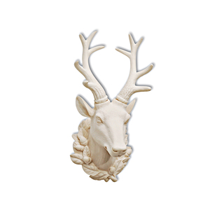 Resina decorazione testa animale capra testa nera <span class=keywords><strong>appendiabiti</strong></span> da parete per Bar decorazione artigianato e regali - Product Image 5