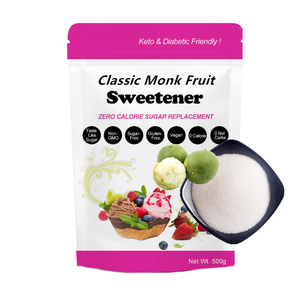 100% ธรรมชาติไม่มีเทียม Monkfruit สารให้ความหวานน้ำตาลแทนพระภิกษุสงฆ์ผลไม้ Erythritol สารให้ความหวานเป็นกลุ่มราคา - Product Image 1