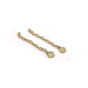 Cadena Lingual Dental para Dientes Impactados, Cadena de Tracción, Paquete de 2 Piezas, Material de Ortodoncia Oral, Color Dorado - Product Image 2