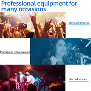 ไมโครโฟนไดนามิก J8820 คุณภาพสูง ระบบมอนิเตอร์ไร้สายแบบใส่ในหู ไมโครโฟนแบบเฮดเซ็ต โครงสร้างโลหะ สำหรับการแสดงบนเวที - Product Image 6