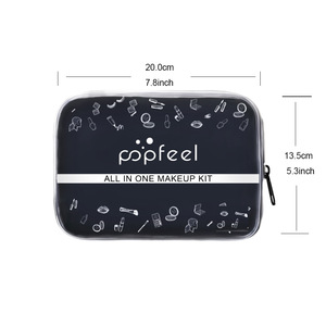 Palette de fards <span class=keywords><strong>à</strong></span> paupières tout-en-un, rouge <span class=keywords><strong>à</strong></span> lèvres liquide longue tenue, mascara, éponge, coffret cadeau de maquillage beauté <span class=keywords><strong>à</strong></span> prix réduit - Product Image 5