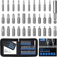 Extracteur de vis en acier inoxydable de haute qualité Soonan, diamètre de tige 1/4 pouce, à bord unique, sans revêtement, haute performance de perçage