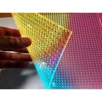 Film LED transparent adhésif pour écran, film pour vitrine de centre commercial, écran intelligent P10 avec HDR10+ et résolution 4K/8K