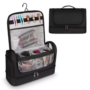 Sac pour sèche-<span class=keywords><strong>cheveux</strong></span> multi-compartiments étanche à l'eau Étui de transport de voyage double couche pour <span class=keywords><strong>Dyson</strong></span> Styler Sac de rangement suspendu - Product Image 1