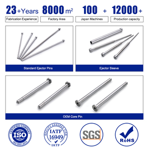 1.6mm 2.5mm Góc thẳng EPS DME tay áo skd61 chết tiêm khuôn ejector Pin cho khuôn nhựa - Product Image 3