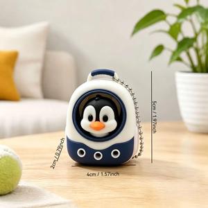 Jouet de décompression imprimé en 3D en forme de sac à dos pour animal de compagnie, jouet mécanique à axe bleu, pendentif décoratif tendance, cadeau créatif - Product Image 4