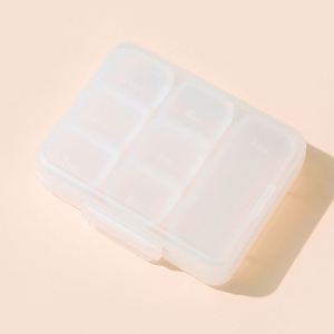 Premium Plastic Box Weekly <b>7</b> Day Pill Organizer for Vitamins, Pills & <b>Tablets</b> Lightweight - Product Image 3