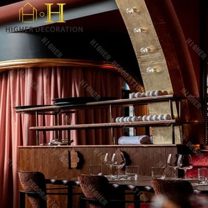 <span class=keywords><strong>Comptoir</strong></span> de présentation de nourriture de porte en verre de qualité commerciale de meubles de restaurant chinois de luxe de style parisien - Product Image 5