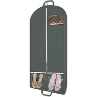 Sac de costume en tissu Oxford personnalisé en usine, sac de rangement portable pour vêtements, sac de voyage pliable, housse anti-poussière et anti-humidité