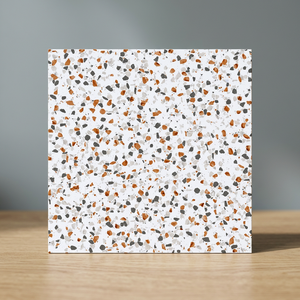 Carreaux de sol en céramique numérique émaillée multicolores Terrazzo 30x30cm, motif marbre, design d'intérieur - Product Image 4