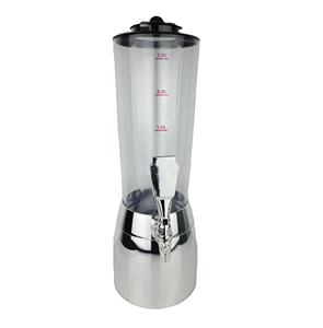 Dispensador de Bebidas Portátil TR de Acero Inoxidable y Vidrio de 2.5L con Enfriamiento por Hielo y Reproductor de Música para Fiestas - Product Image 6