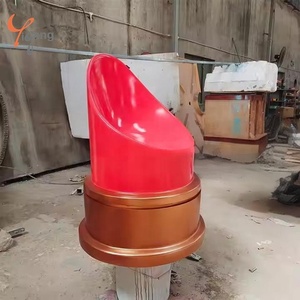 Statua di Rossetto Gigante a Grandezza Naturale in Resina FRP Personalizzata di Fabbrica, Espositore da Banco per Negozi di Cosmetici in Fibra di Vetro, Oggetti Scenici per Cosmetici, Artigianato in Resina - Product Image 6