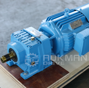 Réducteur de vitesse à engrenages hélicoïdaux en fonte série R Aokman, 10 CV, couple de 18000 N.m pour convoyeurs à bande et mines - Product Image 2