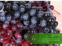 Raisins de fruits artificiels pour la décoration Raisins décoratifs artificiels en plastique