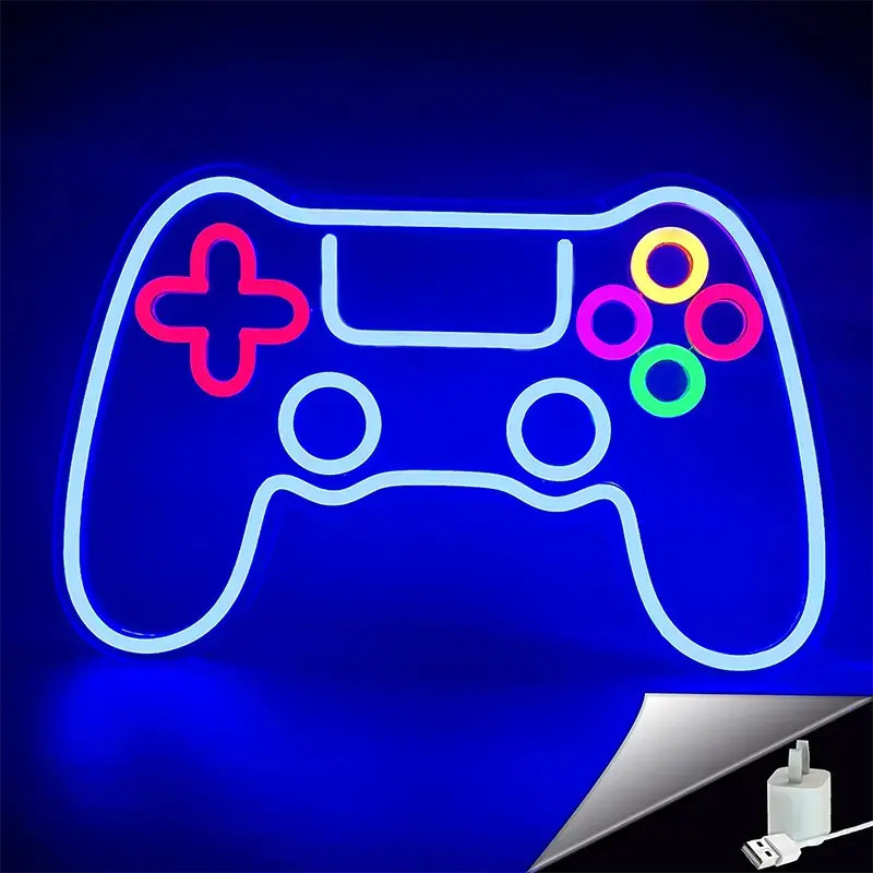 GOLDMORE1 Jogo casa Personalizado restaurantes hotéis quarto Playstation LED Neon Signs