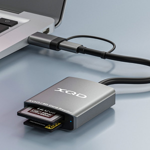 Lecteur de carte SD XQD Type C USB 3.0 double fente en alliage d'aluminium pour appareil photo - Product Image 2