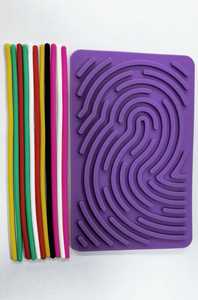 Siliconen blok voor kinderen, gemaakt van voedselveilig materiaal, creatief ontwikkelings speelmatje, siliconen activiteitenbord, sensorisch activiteitenbord - Product Image 4