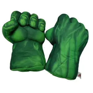 28Cm Cosplay Ongelooflijke Groene Smash Handen Pluche Bokshandschoenen Knuffels Voor Kinderen