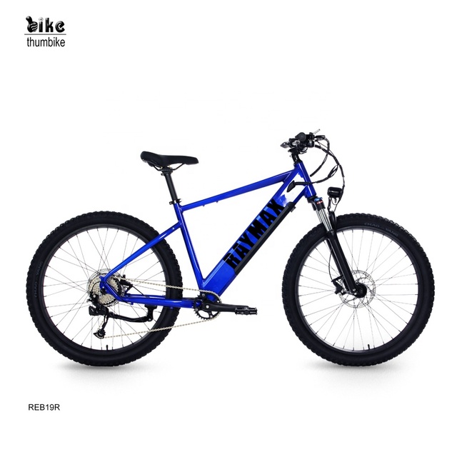 Factory OEM Electric Mountain Bike Aluminum Frame 27.5 Rear Hub Brushless Motor Electric Fat Tire Bike with Lithium Battery