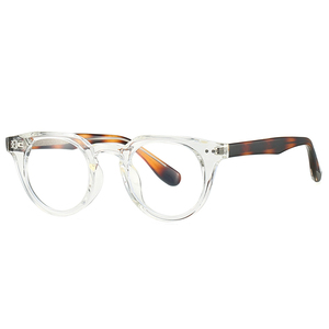 28051 Gafas de Moda de Alta Calidad, Clásicas, Retro, con Marco Redondo TR90 para Mujer y Hombre, Multicolor, Anti Luz Azul, Monturas Ópticas 2025 - Product Image 6