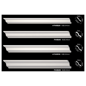 Moulure de <span class=keywords><strong>plafond</strong></span> en polyuréthane PU, légère, facile à installer, qualité export, <span class=keywords><strong>corniche</strong></span> de <span class=keywords><strong>plafond</strong></span> suspendu - Product Image 1