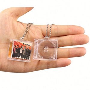 Transparent CD Case Custom Star Singer Keyring Mini Disc Favorite Stars Keychain Mini NFC Album Card Case Keyholder - Product Image 2