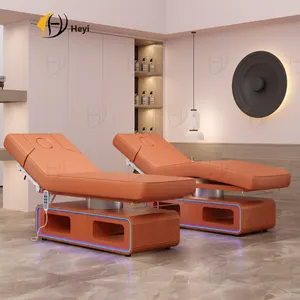 Koreanische hölzerne King Size Gesichts kosmetik Schönheits salon Wimpern bett 3 Motor automatische elektrische Massage tische & Bett