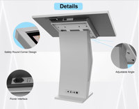 Kiosque à écran tactile LCD de 55 pouces pour le marketing interactif pour les expositions et les applications de signalisation numérique