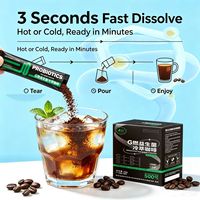 Café instantané froid probiotique G Burn, breveté, avec Bifidobacterium et Lactobacillus, soutien minceur, doux, sans sucre, qualité supérieure, personnalisé