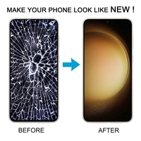 Écran LCD d'origine pour Samsung Galaxy S23+ SM-S916B, assemblage complet avec cadre, remplacement d'écran de téléphone portable