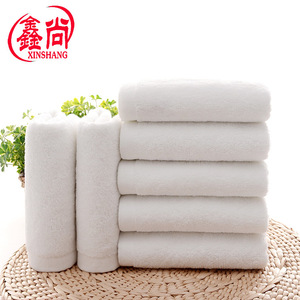 ผ้าเช็ดหน้าซินซาง 35x75 ซม. สีขาว ผ้าฝ้ายแท้ 120 กรัม สำหรับใช้ในโรงแรม - Product Image 1