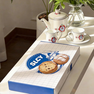 Boîte en papier jetable écologique de qualité alimentaire résistante à la graisse pour la <span class=keywords><strong>livraison</strong></span> de pizzas, gâteaux, pâtisseries, pains et desserts - Product Image 3