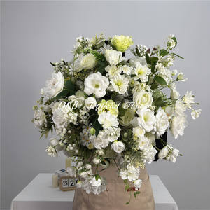 Bola de flores tropicales de seda hecha a mano para el Día de la Madre, centros de mesa para bodas, decoraciones con bolas de flores para mesa - Product Image 5