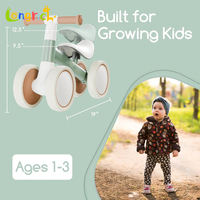 Vélo d'équilibre pour bébé personnalisé pour 1 an avec roues silencieuses sans bords tranchants assemblage facile intérieur et extérieur cadeau pour tout-petits