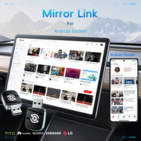 Adaptador CarPlay con Puerto USB 4 en 1, Compatible con Android Auto, Mirroring, AirPlay, para IOS 10+ / Android 11+