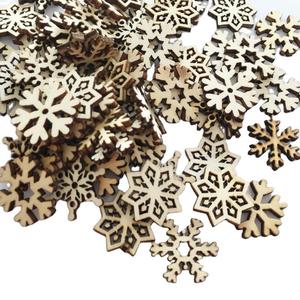 Pendentif artisanal moderne et minimaliste en forme <span class=keywords><strong>de</strong></span> flocon <span class=keywords><strong>de</strong></span> neige <span class=keywords><strong>de</strong></span> <span class=keywords><strong>Noël</strong></span>, en panneau <span class=keywords><strong>de</strong></span> densité <span class=keywords><strong>de</strong></span> 25 mm, couleur <span class=keywords><strong>bois</strong></span> naturel, vente en gros, nouveau - Product Image 5