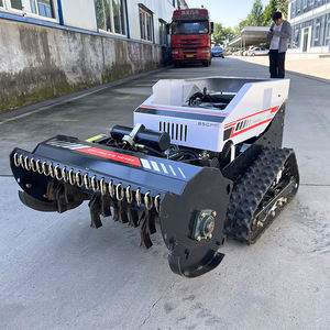 Frete Grátis All Terrain Agricultura Controle Remoto Robot Flail Lawn Mower - Product Image 5