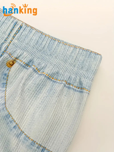 Pantalon Slim Décontracté pour Femme, Grande Taille, Couleur Dégradée, Fleurs Imprimées, Taille Haute, Panneau Légèrement Extensible, Évasé, Jeans - Product Image 5