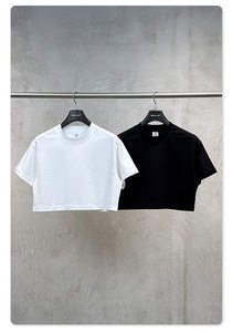 T-shirt personnalisé multicolores de haute qualité, col rond, en coton, pour femme, vente en gros, t-shirt de créateur tendance, en promotion - Product Image 3