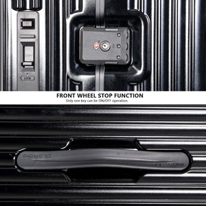 Maleta de viaje portátil con <span class=keywords><strong>ruedas</strong></span> giratorias silenciosas para mujeres y hombres, caja de embarque de negocios a la moda con estilo - Product Image 4