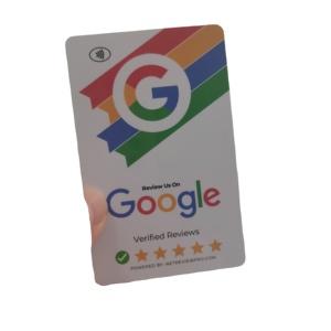 <span class=keywords><strong>Carte</strong></span> NFC Google Review, <span class=keywords><strong>carte</strong></span> PVC programmable à puce NTAG213/215 pour laisser un avis - Product Image 3