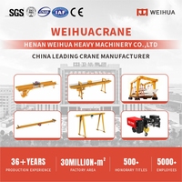 Peralatan Pengangkat Bergerak yang Dipasang di Rel Lantai 5 Ton 10 Ton 16 Ton 20 Ton 50t Single Beam Gantry Crane dengan Electric Hoist