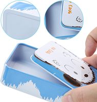 Mini boîte en fer blanc petite boîte en métal boîte de rangement en fer avec couvercle