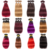 Pengiriman Gratis Sampel Gratis Rambut Asli India Mentah Berkualitas Tinggi Warna Cokelat Madu 27 #   Paket Grosir Langsung dalam Jumlah Besar