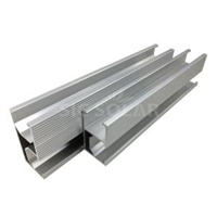 Profilé en aluminium argenté pour module solaire, longueur 4200 mm, pour toit en tuiles