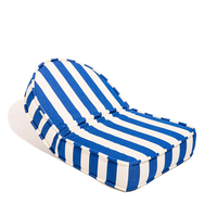 Chaise longue pliante de luxe rétro haut de gamme, confortable, inclinable, portable pour jardin et parc