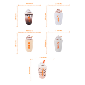 ของเล่นเคี้ยวสำหรับสุนัขรูปแก้วกาแฟพร้อมวิปครีม ดีไซน์รักษ์โลก ผลิตจากวัสดุที่เป็นมิตรต่อสิ่งแวดล้อม มีเสียงบีบในตัว ทนทาน รับผลิตแบบ OEM/ODM ปรับแต่งได้ ขายส่งจำนวนมาก - Product Image 4