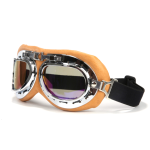 スポーツグラスオープンフェイスハーフフェイスオートバイヘルメットゴーグルモトクロスアイウェア卸売ヴィンテージレトロハーレーオートバイゴーグル - Product Image 4